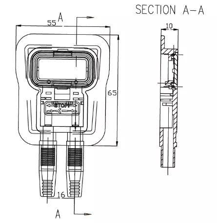 ip67 junction box for Flexible solar panels