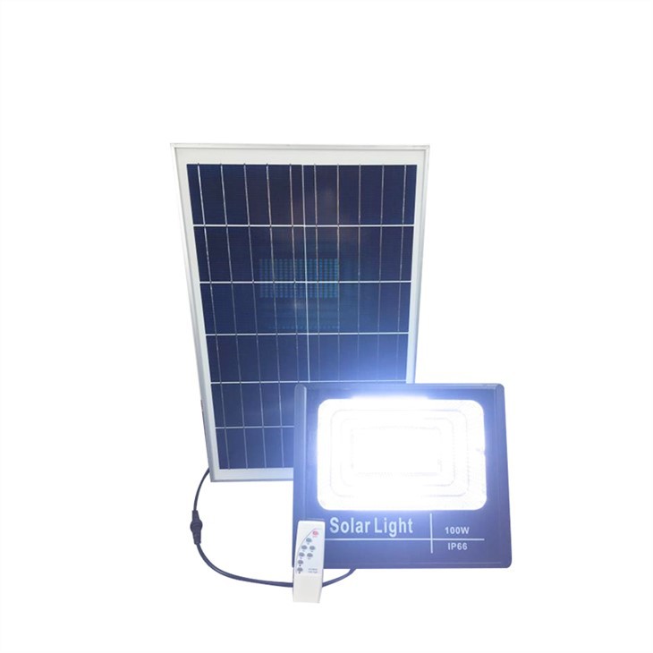 Solar Flood Light z bezprzewodowym pilotem